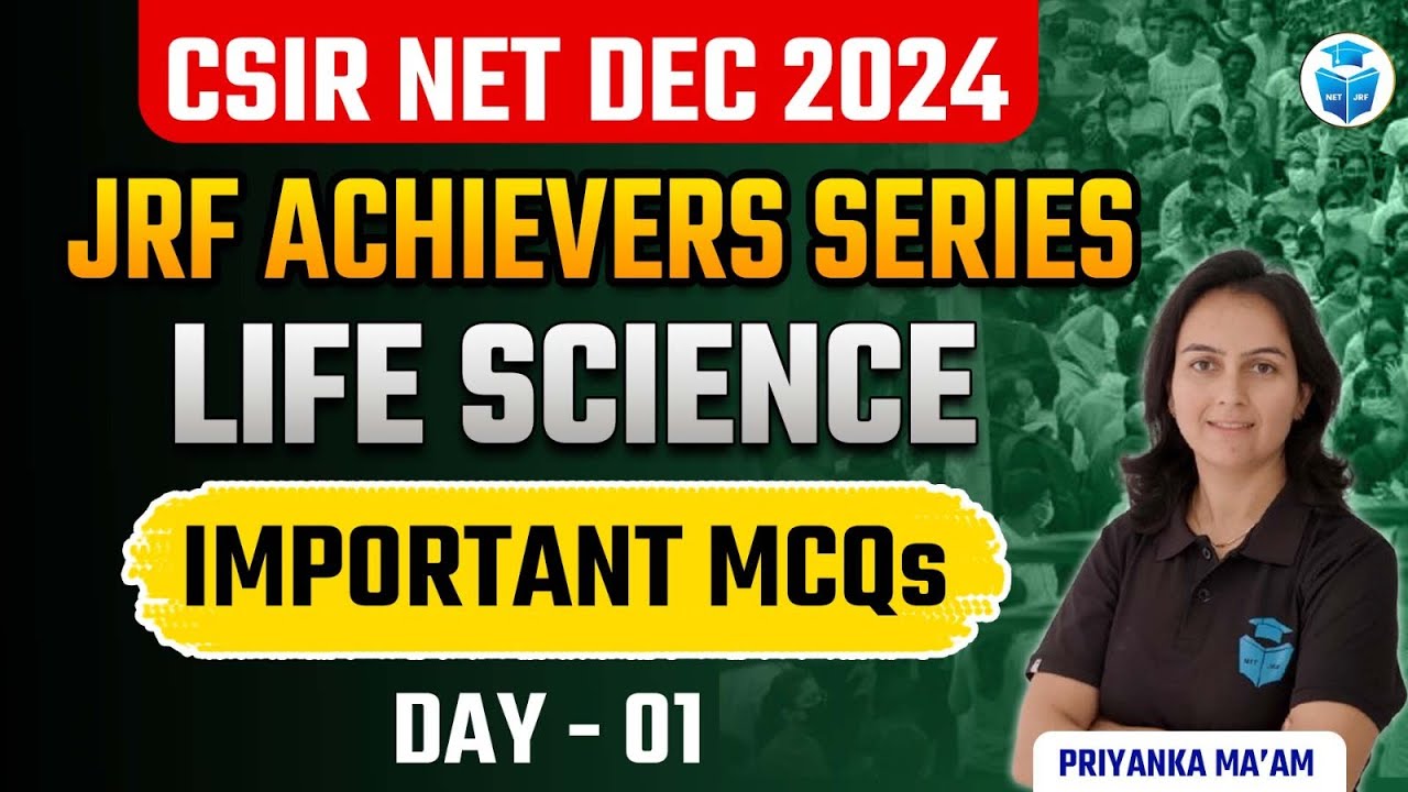 CSIR NET Dec 2024 | CSIR NET Life Science Important MCQs | Priyanka Mam ...