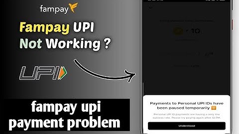 fampay upi problem solved || fampay upi problems || fampay upi problem 2022