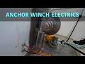 Anchor winch electrics