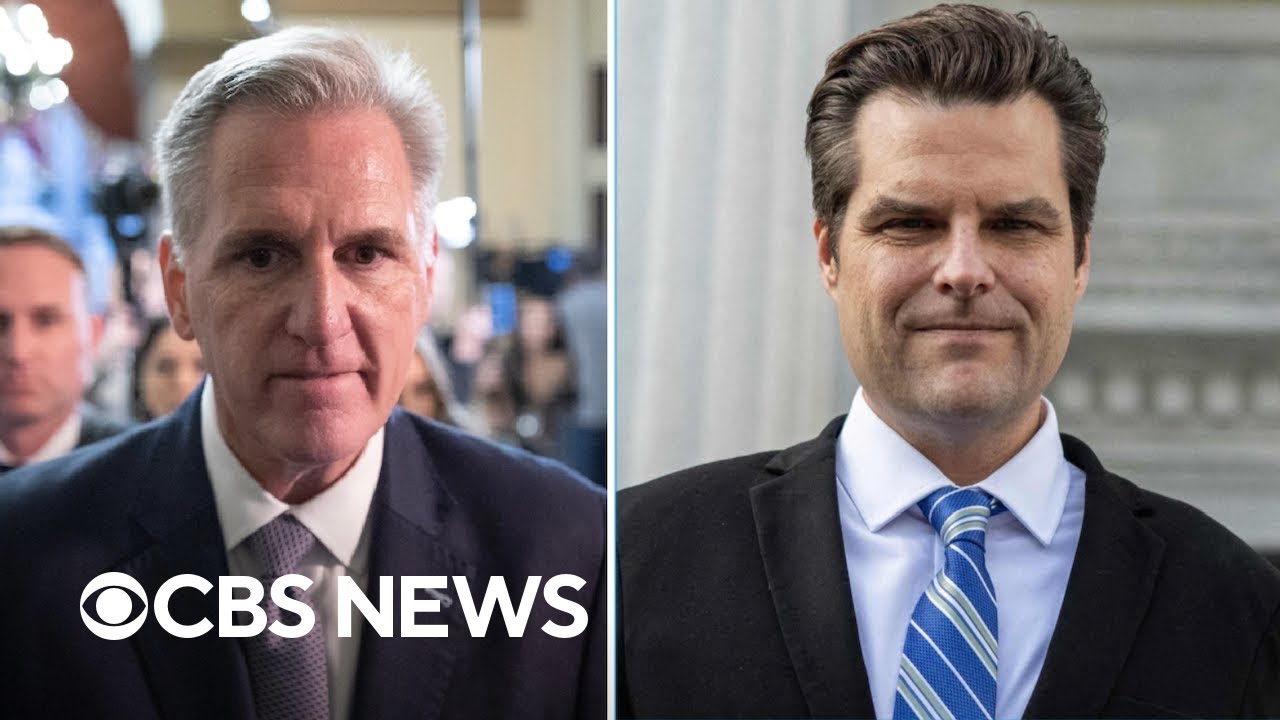 Kevin McCarthy responds to Rep. Matt Gaetz threatening to oust him