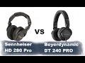 Лучшие наушники до 10 000р для сведения / Beyerdynamic DT 240 Pro VS Sennheiser HD 280 Pro сравнение