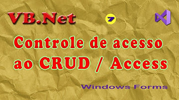 Liberando e bloqueando as opções do CRUD  com VB.Net. Visual Studio 2019 - vídeo 7