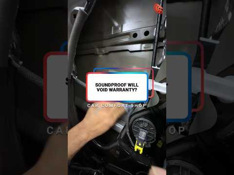 People always ask: "Will soundproofing void my car warranty?" Watch this before you decide 👀