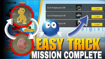 INTERACT WITH DIGITAMA- MISSION EASY TO COMPLETE🤩 FREE FIRE INDIA NEW EVENT COMPLETING🔥