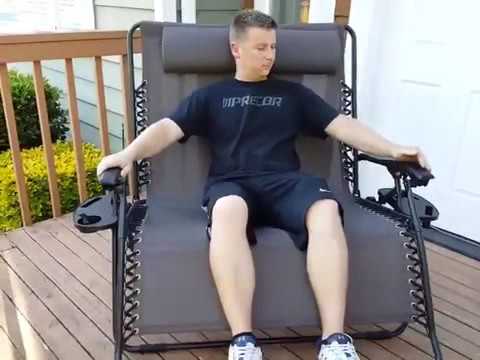 Sundale Outdoor 2 Person Zero Gravity Outdoor Patio Double Chair