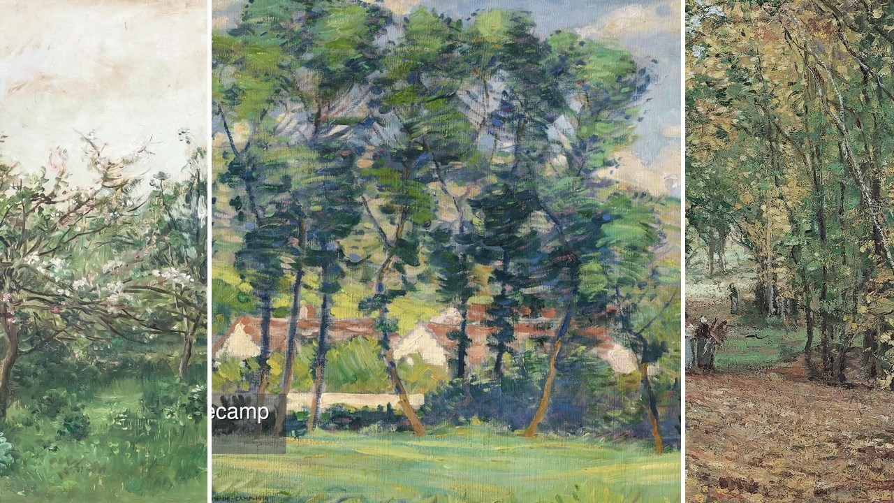 Impressionist Art TV — Silent Art Gallery · July 10 Morning | Red Rooffs… & others