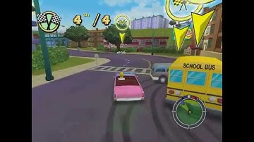 The Simpsons Hit & Run: Level 1 Race 3 - Checkpoint Race [PC]