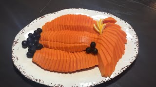 How to cut Papaya Three Ways  #howtocutpapaya, #comocortarpapaya