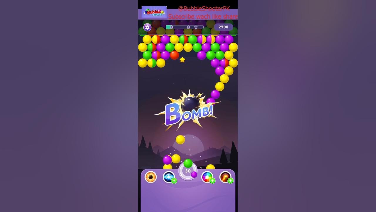 Bubble Shooter Rainbow Level 41 - 45 🚀 @GamePointPK 