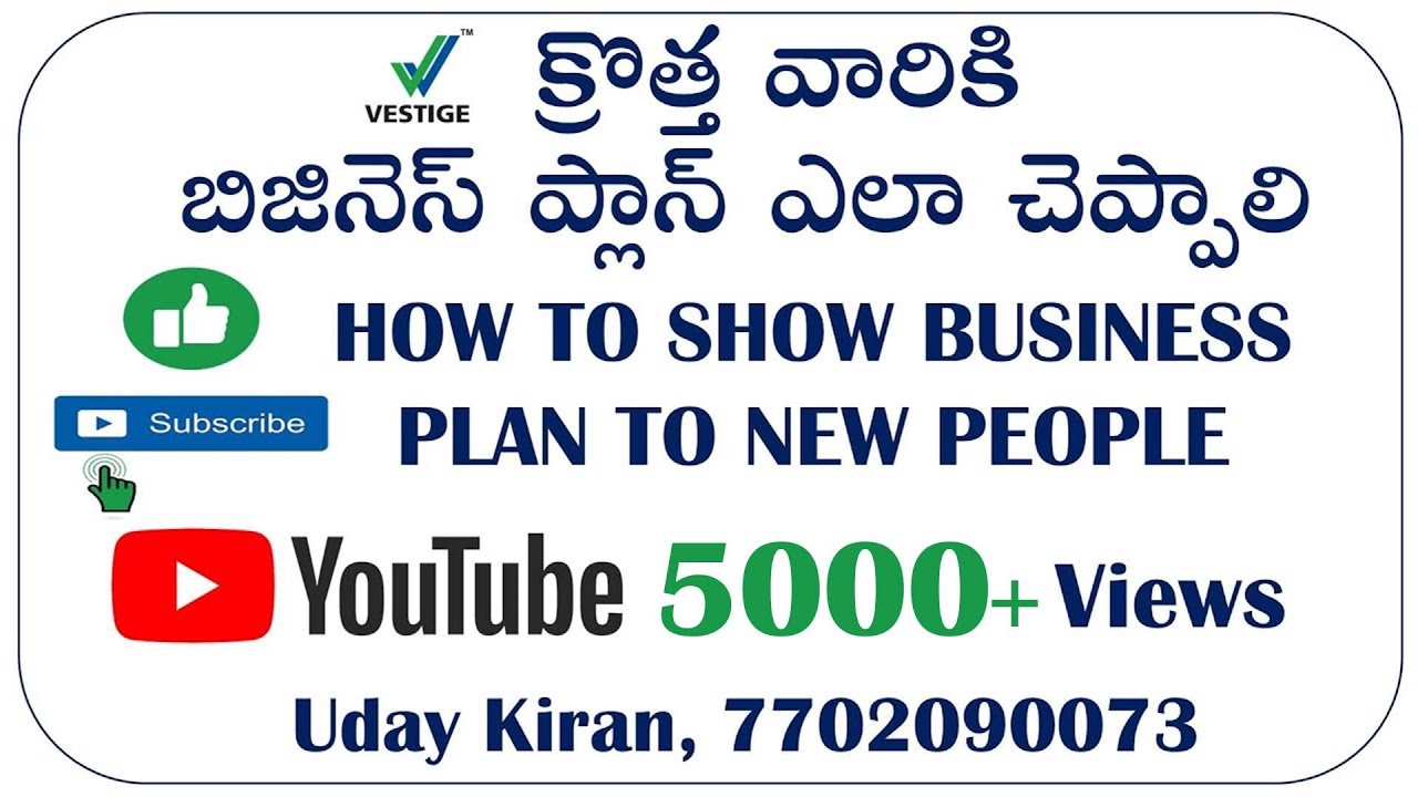 vestige business plan pdf in telugu