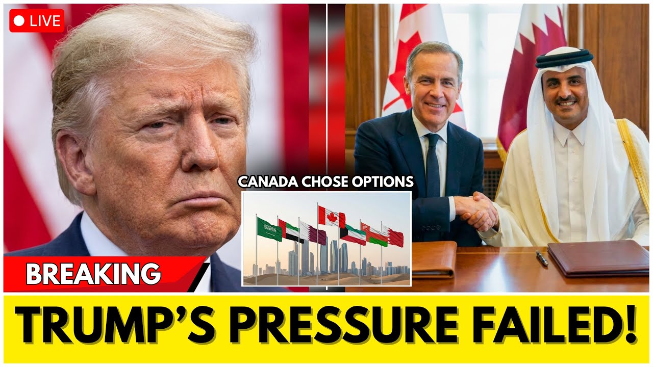 5 MIN AGO: Canada’s GULF Pivot UNLOCKS $100B in Qatar & Saudi Capital — Trump SHOCKED