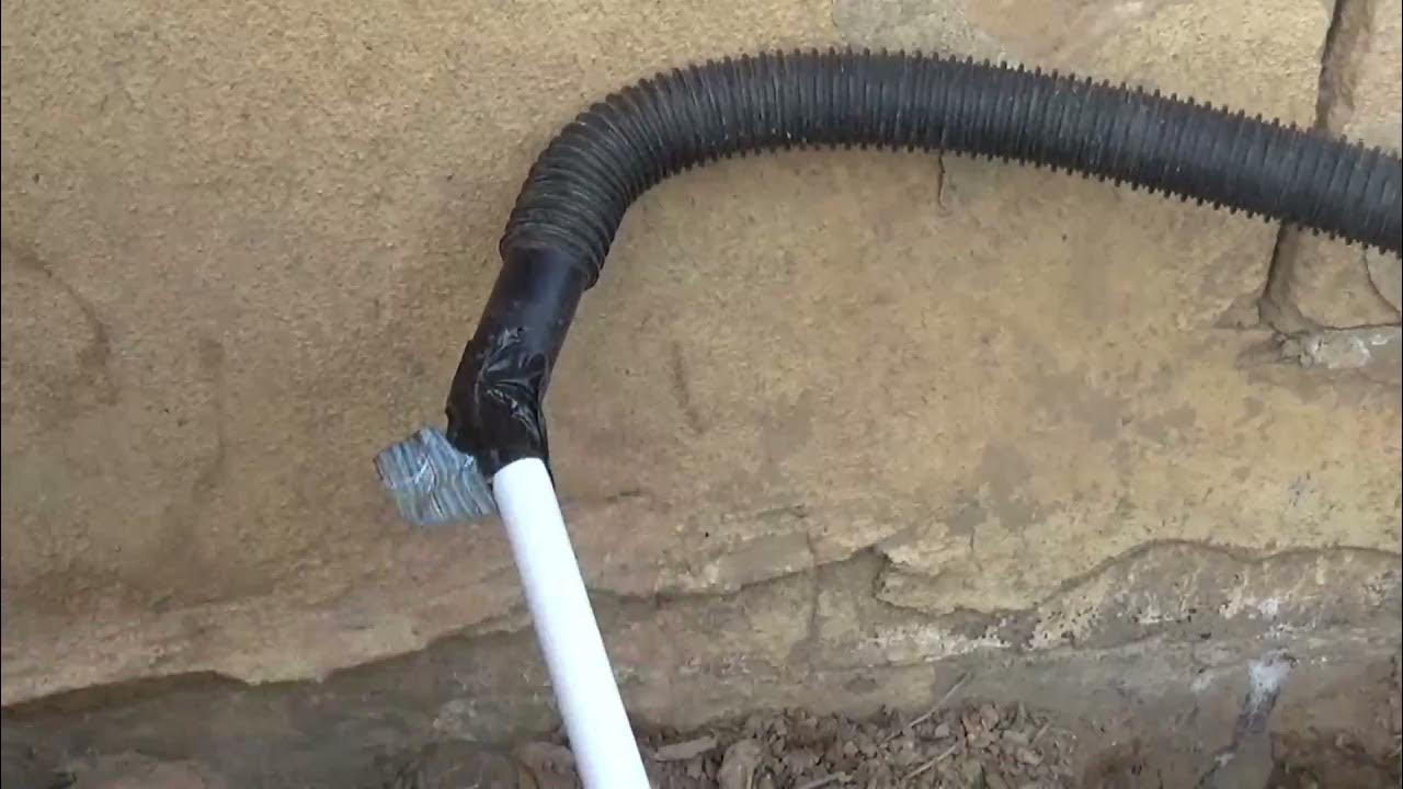 Snaking Cable Through PVC Pipe with ShopVac and Duct Tape 5/16/21
