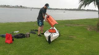 Setting up a Oru Beach LT Kayak