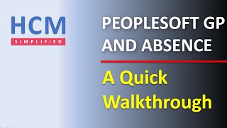 A Quick Walkthrough on PeopleSoft Absence Management screenshot 3