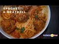 Spaghetti and Meatballs with Meaty Marinara Sauce | Panlasang Pinoy