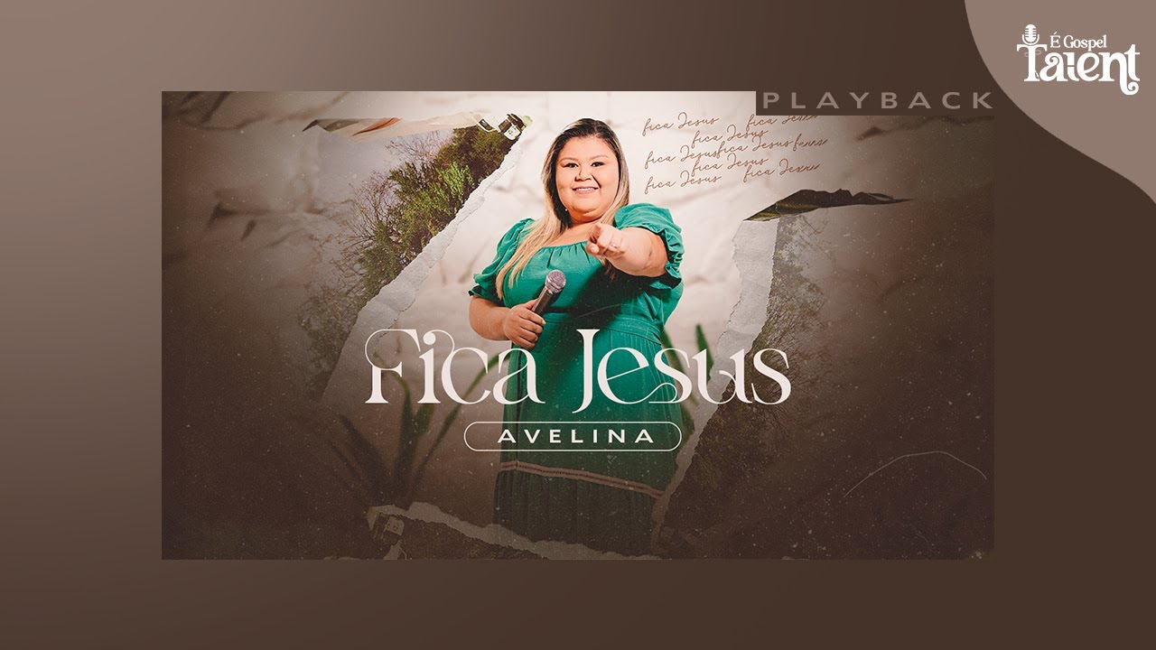 Avelina - Fica Jesus | Playback Com Letra