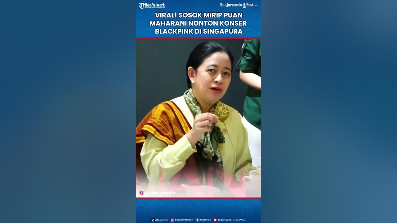 Viral Sosok Mirip Puan Maharani Nonton Konser Blackpink di Singapura