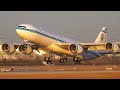 Munich Security Conf. #1: AirForce, CIA,  State of Kuwait A340-500 | Close-Up Aviation Highlights