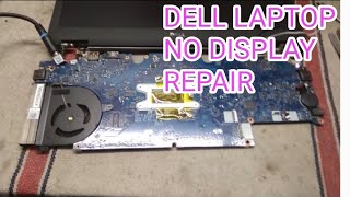 Dell laptop power on but no display! Dell laptop no display solution! Dell laptop