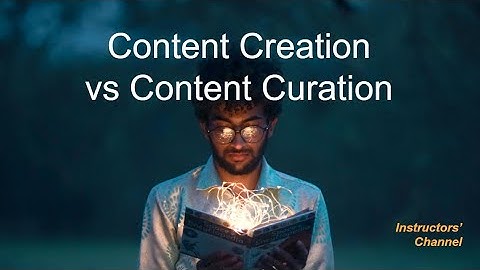 CONTENT CREATION vs CONTENT CURATION #curatedcontent #contentcreator #elearning #curate #elearning