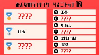 りんご人気ランキングトップ10 & トップ10には入れなかったおすすめりんご3種類