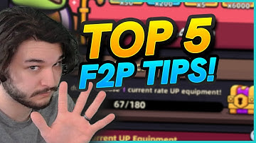 Top 5 MUST KNOW F2P Tips! | Capybara Go