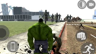 The Hulk Vs Giant Zombie army || Indian bike driving 3d game  screenshot 5