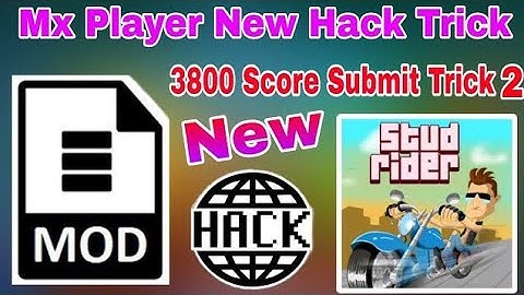 Mx Player Stud Rider Game Hack Trick || 3800 Score Stud Rider Game || New Hack Trick Mx Player
