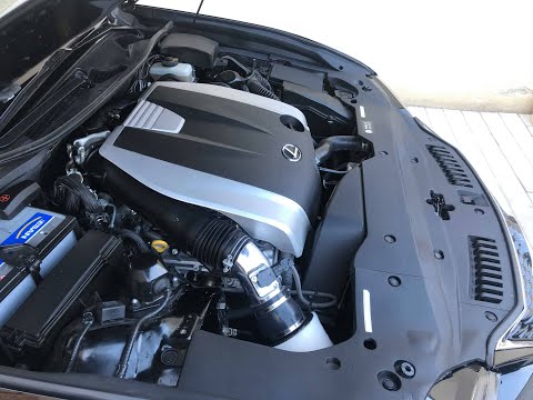 Lexus GS350 F sport intake vs Sport intake  (Sound)