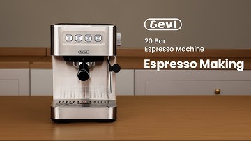How to Make Rich Espresso at Home with Gevi 20 Bar Espresso Machine | Milk Frother