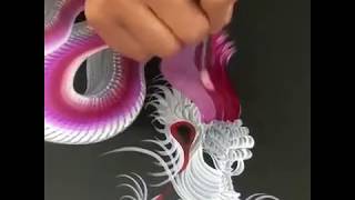 One Stroke Dragon Painting (Japanese Technique)