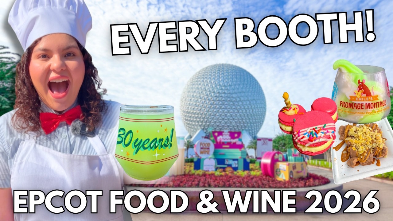 I Spent $400 to Review Every Booth at Epcot Food & Wine Festival 2026