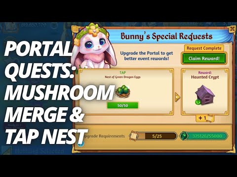 Merge Dragons Portal: Create Dwarf Fungus & Tap Nests Quest ☆☆☆