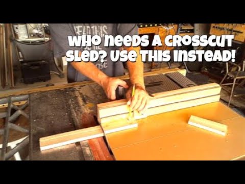 Get Rid of Your Crosscut Sled and Use This!