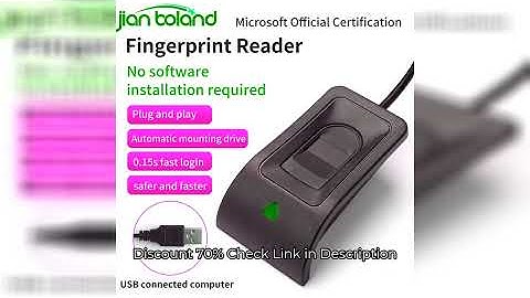 For Windows 10 11 Hello Biometric Fingerprint Login USB Reader Scanner Module Device Biometrics Secu
