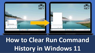 how to clear run command history on windows 11 (2 methods) | how to clear run history in windows 11