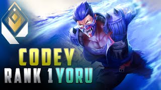 WHAT RANK #1 YORU LOOKS LIKE | BEST OF CODEY | VALORANT MONTAGE #HIGHLIGHTS