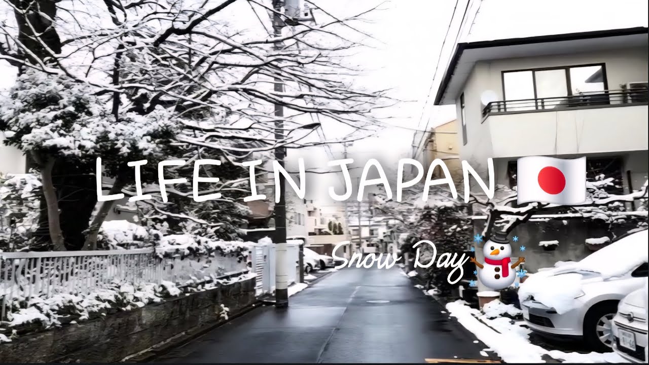 A Day in My Life in Japan | Snow Day ❄️ | Exploring New Neighborhood | Shopping For Household Items