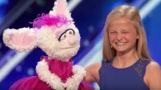 Darci Lynne Singing Ventriloquist  America's Got Talet Audition 2017