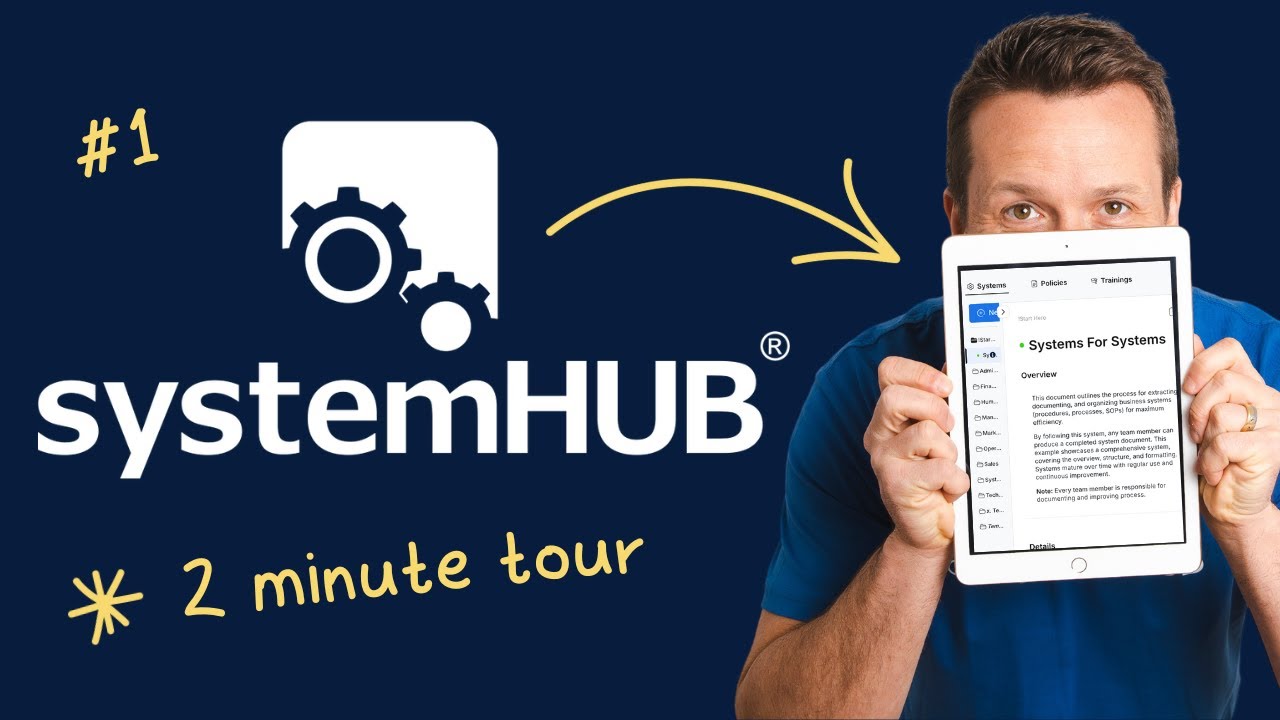 systemHUB: Easy SOP Software for Systemizing Business Processes - YouTube
