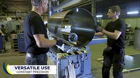 2 Roll Plate Bending machine w. Bending Wedge - [PB2W-8-5] - Metal Shaping for Sheet Metal