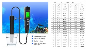 DO9100 Dissolved oxygen meter 100% calibration in air; DO Meter calibrate
