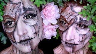 Mother Nature Face painting Makeup Process