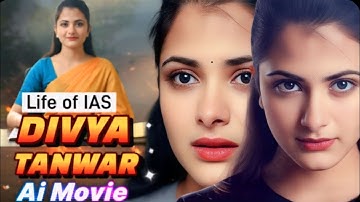 गरीबी से IAS और IPS तक🔥Real Hero Divya Tanwar | IAS Ai Movie 2025
