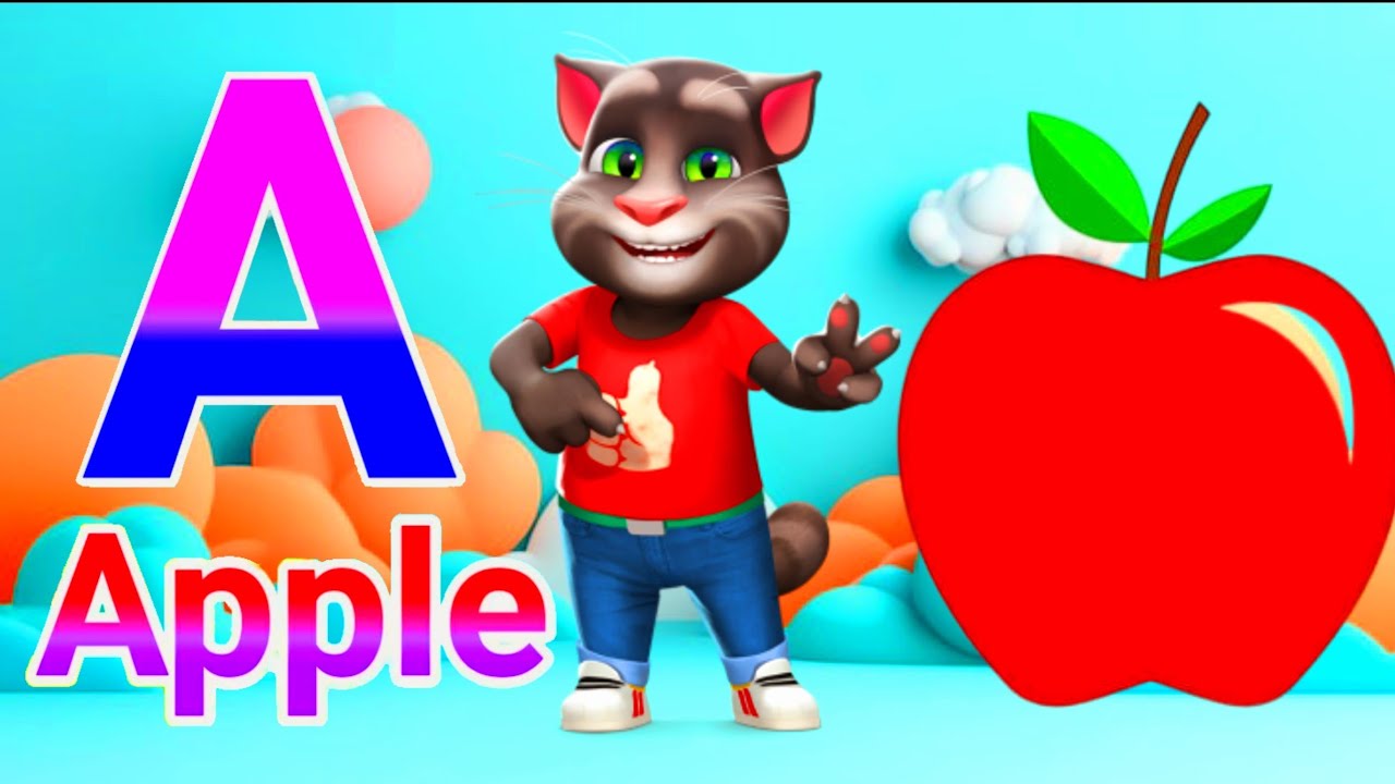 A for Apple B for Ball C for Cat D For Dog Learning Tv Phonics Song A ...