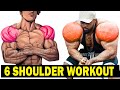 6 Exercises For Super Big Shoulders  ⚡️
