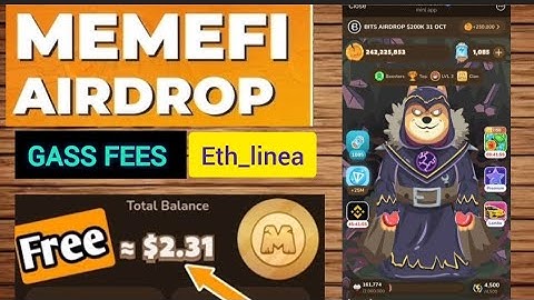 MEMEFI Airdrop Gass Fees To OKX & Memefi Wallet Fee (Linea ETH)