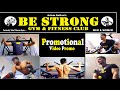 Be strong gym and fitness club promotional