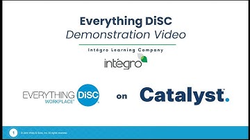 Catalyst Everything DiSC Demonstration