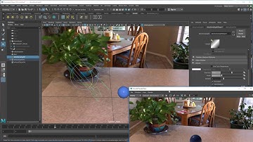 Using Maya to integrate 3D objects with video background